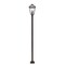 Z-Lite Talbot 3 Light Outdoor Post Mounted Fixture, Oil Rubbed Bronze And Seedy 579PHXLS-536P-ORB - alternate 4